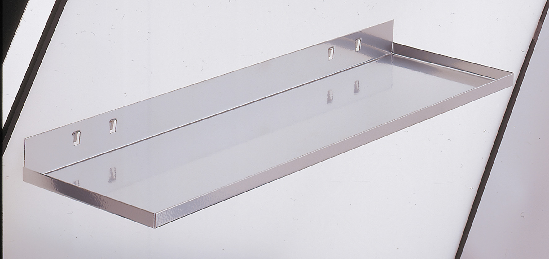 Ablageplatte Aufkantung 3-seitig ca. 12 mm